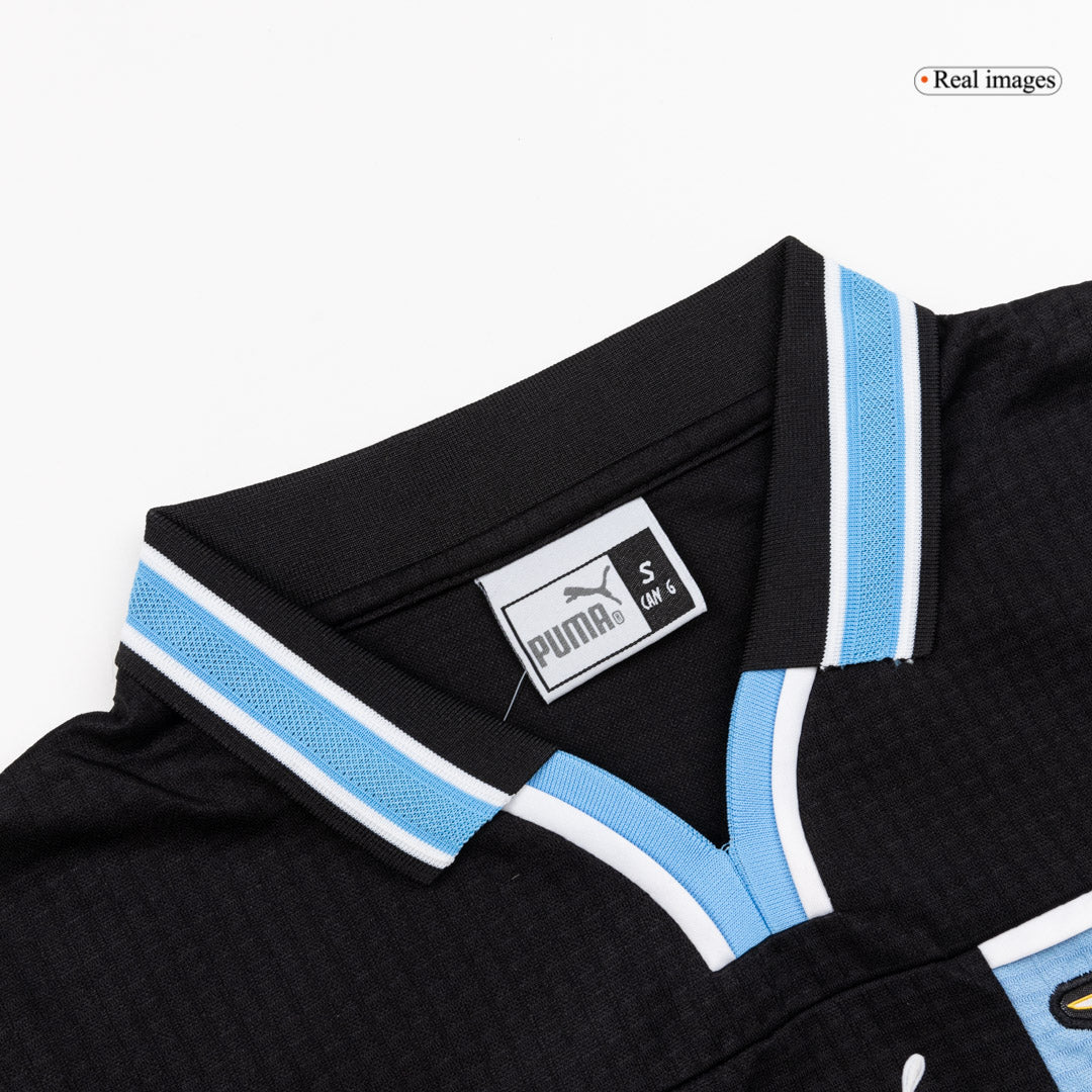 Retro Lazio Mens Away Soccer Jersey 1998/99 Navy