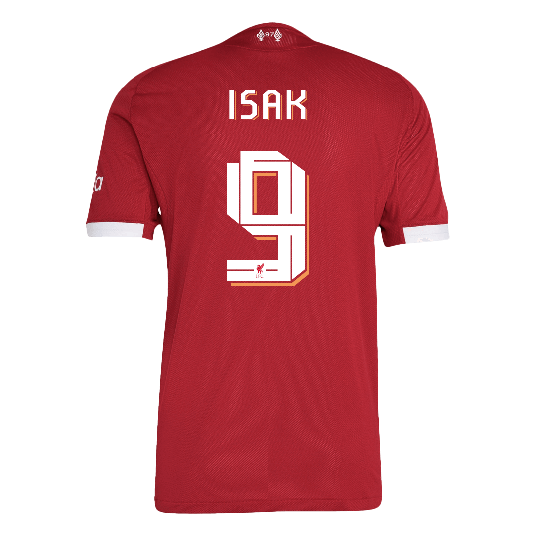 ISAK #9 Liverpool Mens Home Soccer Jersey UCL 2025/26 Red - Player Version