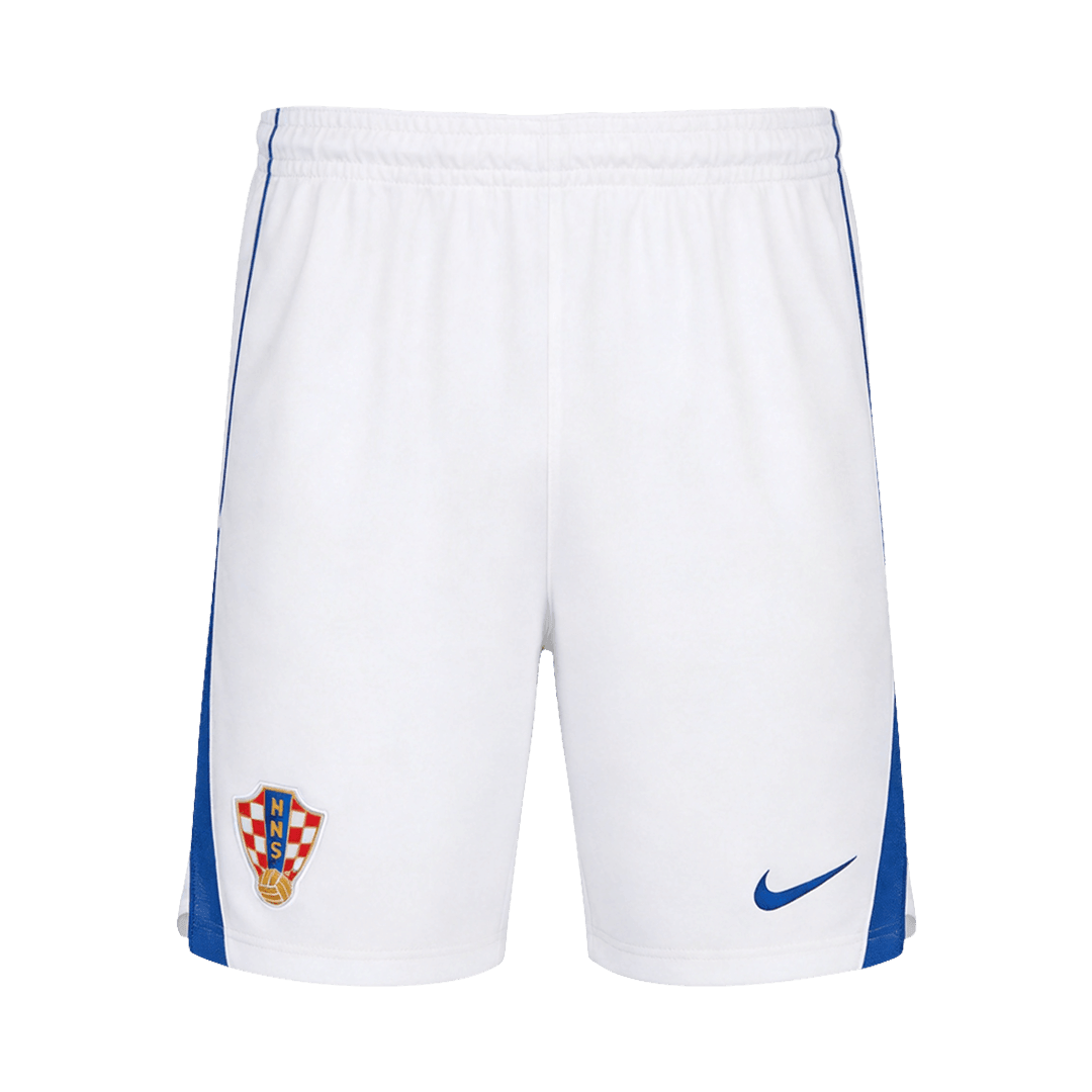 Croatia Mens Home Soccer Shorts World Cup 2026 White