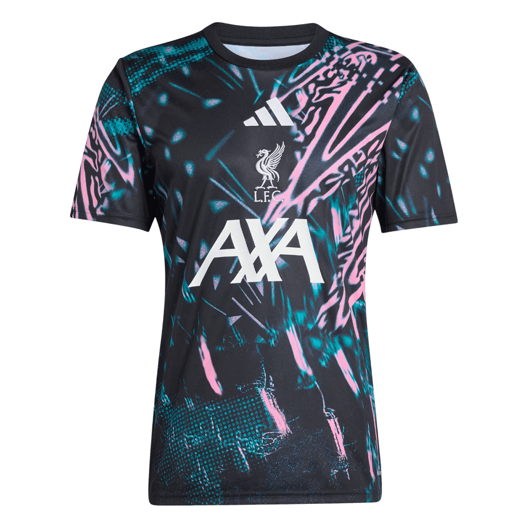 Liverpool Mens Pre-Match Soccer Jersey 2025/26 Black