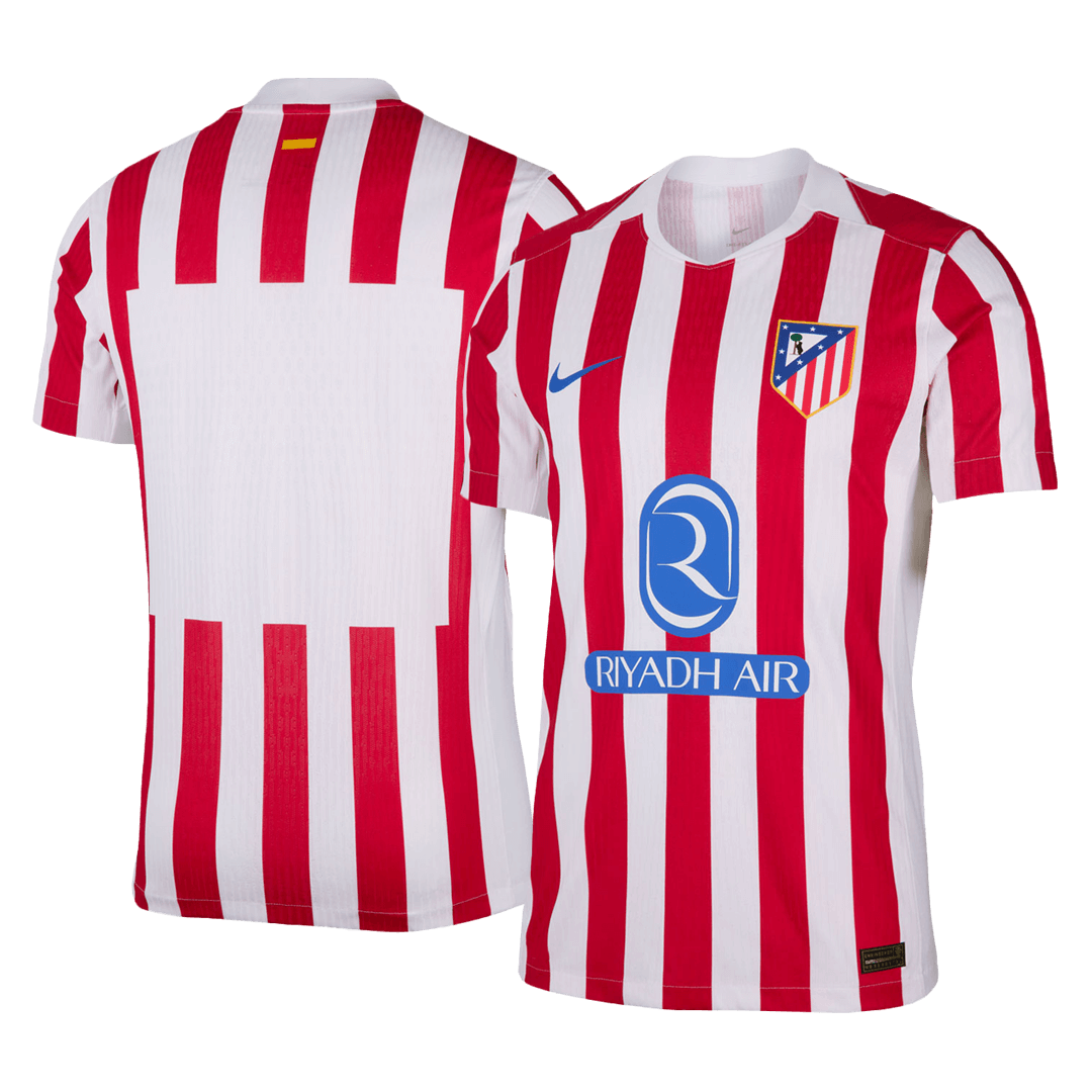 Atletico Madrid Mens Home Soccer Jersey 2025/26 Red&White - Player Version