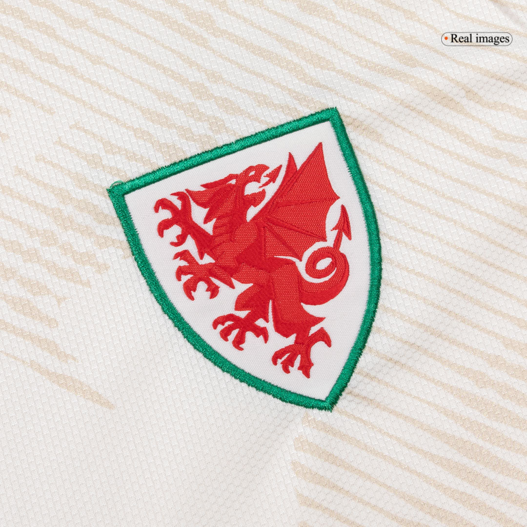 Wales Mens Away Soccer Jersey World Cup 2026 White