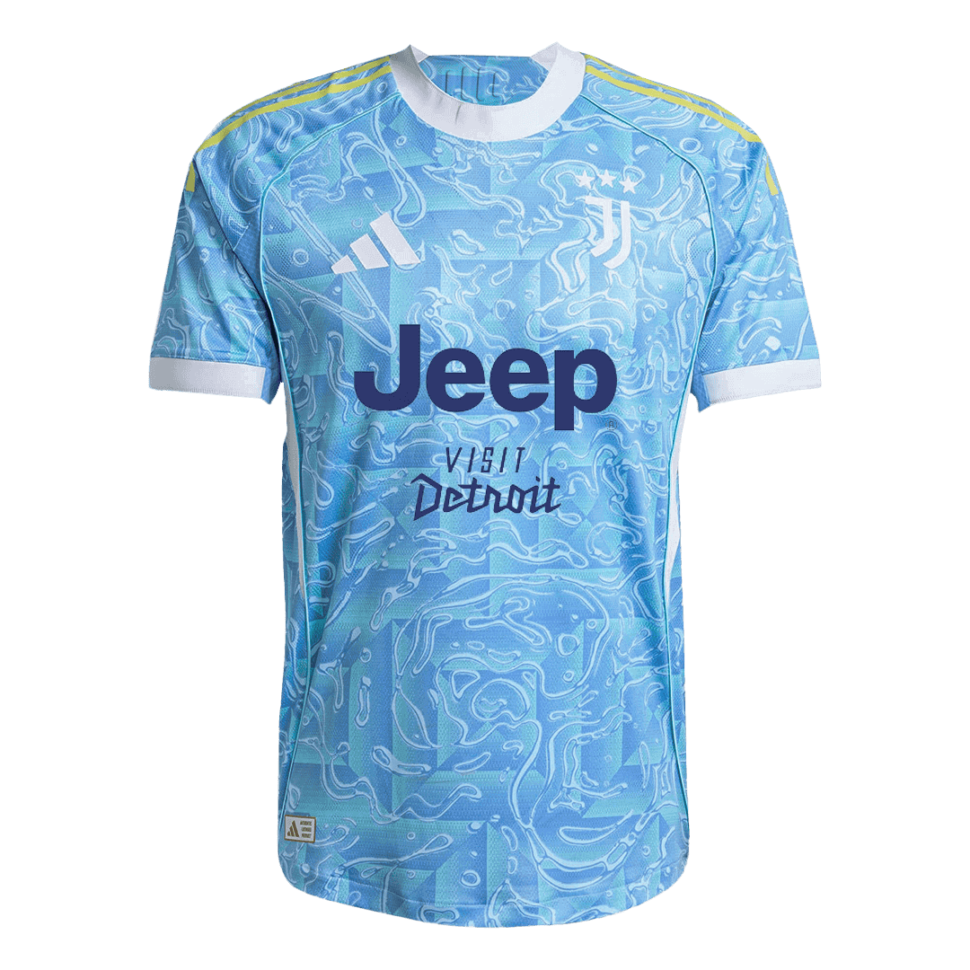 Juventus Mens Away Soccer Jersey 2025/26 Blue - Player Version