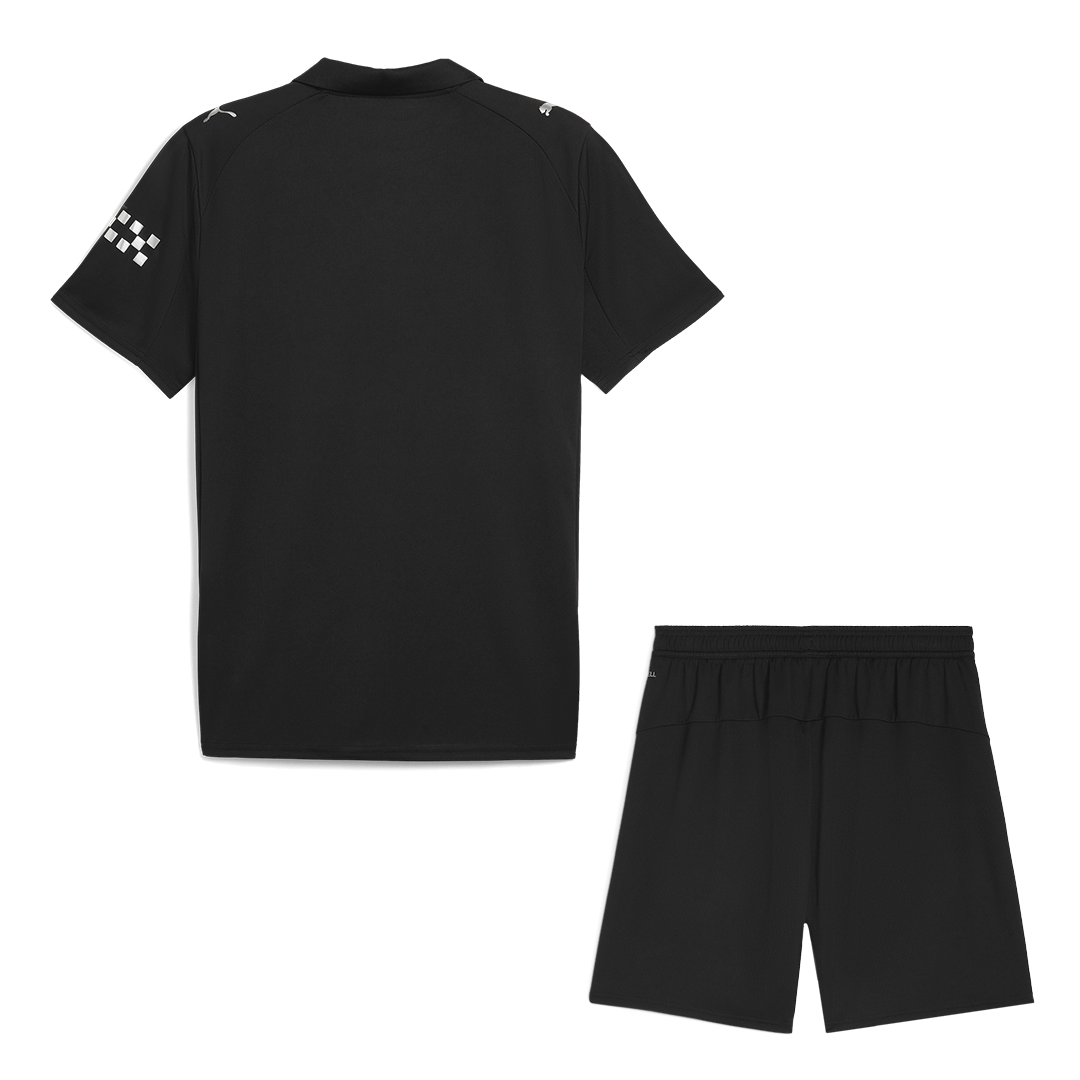 Manchester City Mens Away Soccer Kit 2025/26 Black