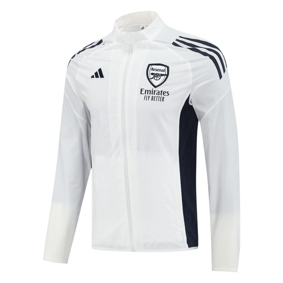Arsenal Mens Windbreaker Jacket 2025/26 White