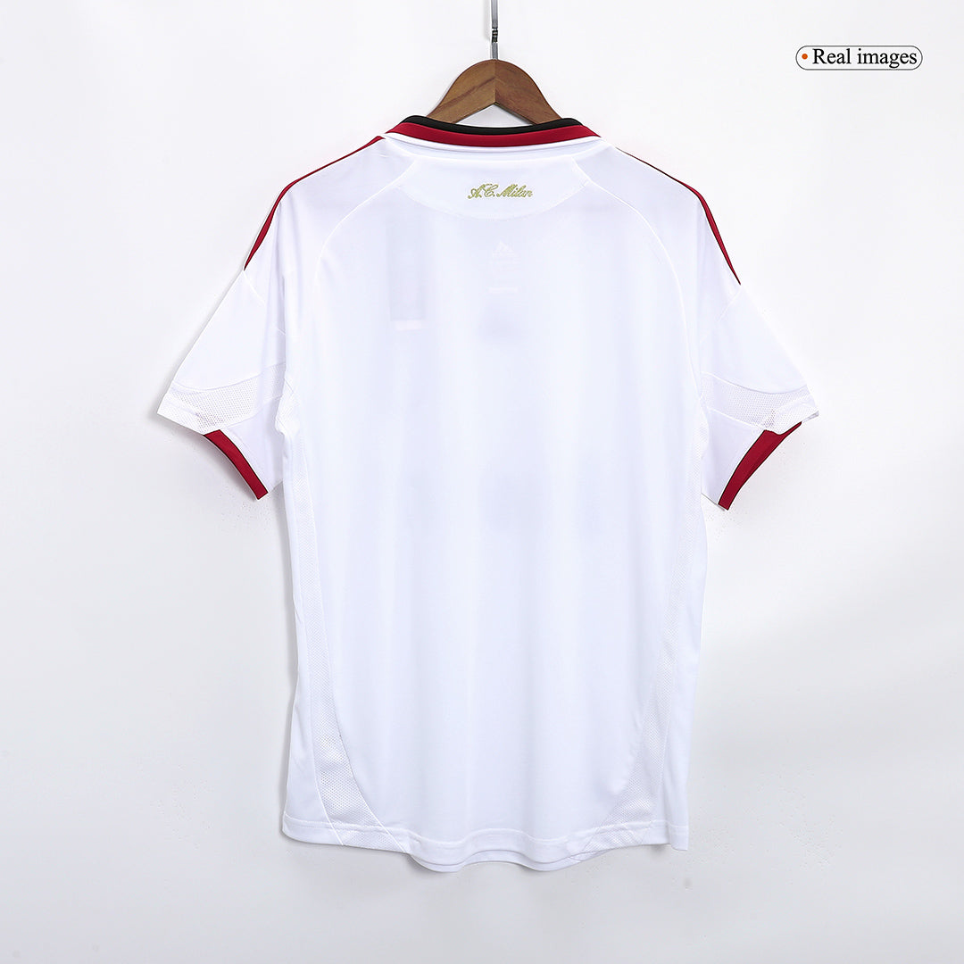 Retro AC Milan Mens Away Soccer Jersey 2009/10 White
