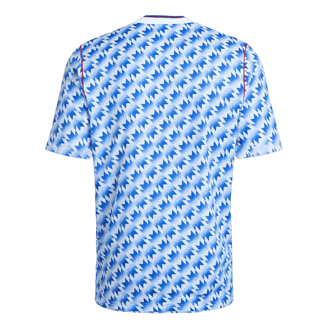 Retro Manchester United Mens Away Soccer Jersey 1990/92 Blue