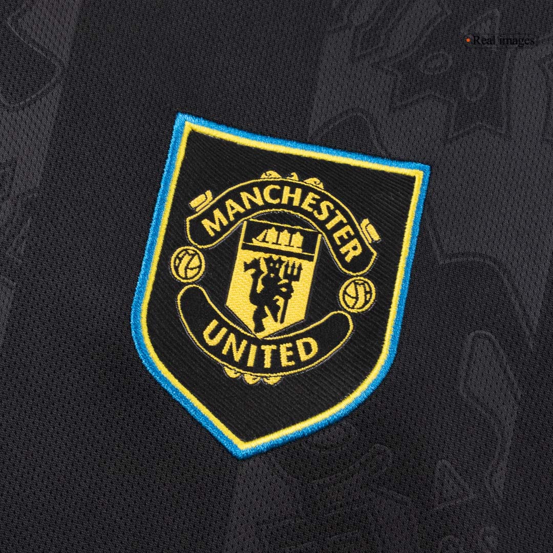 Manchester United Womens Third Away Soccer Jersey 2025/26 Black