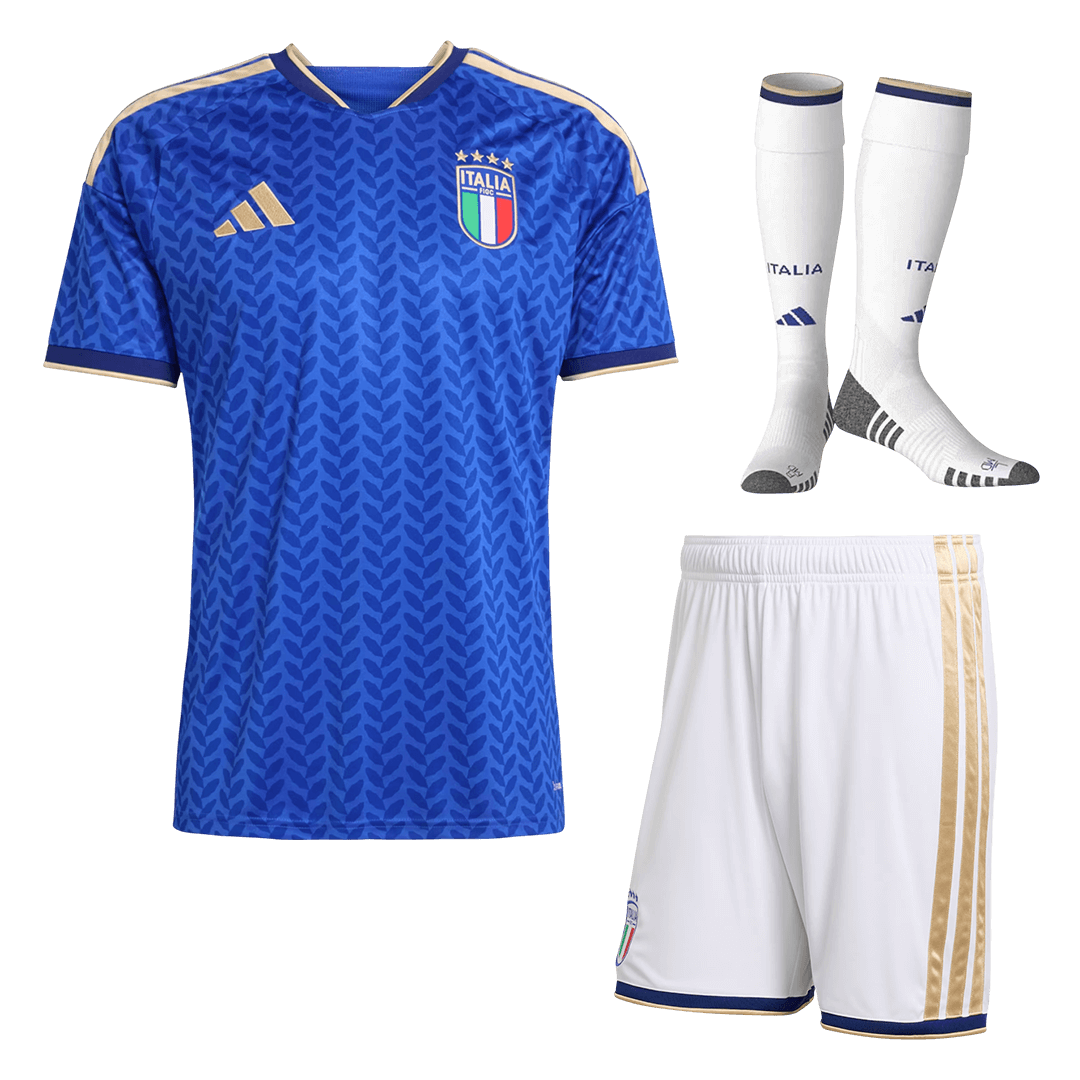 Italy Mens Home Soccer Full Set World Cup 2026 Blue [PREMIUM]