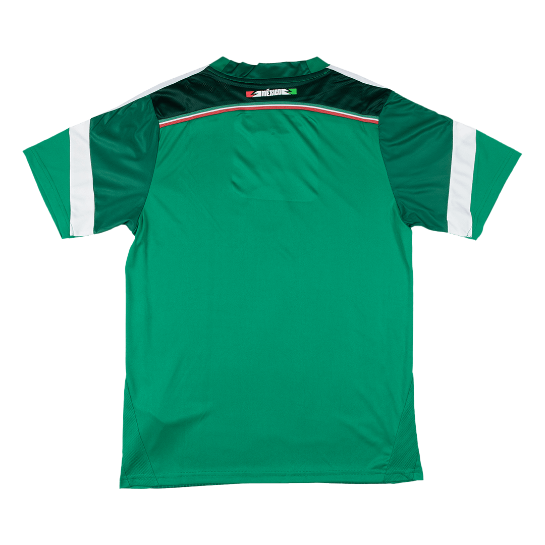 Retro Mexico Mens Home Soccer Jersey 2014 Green