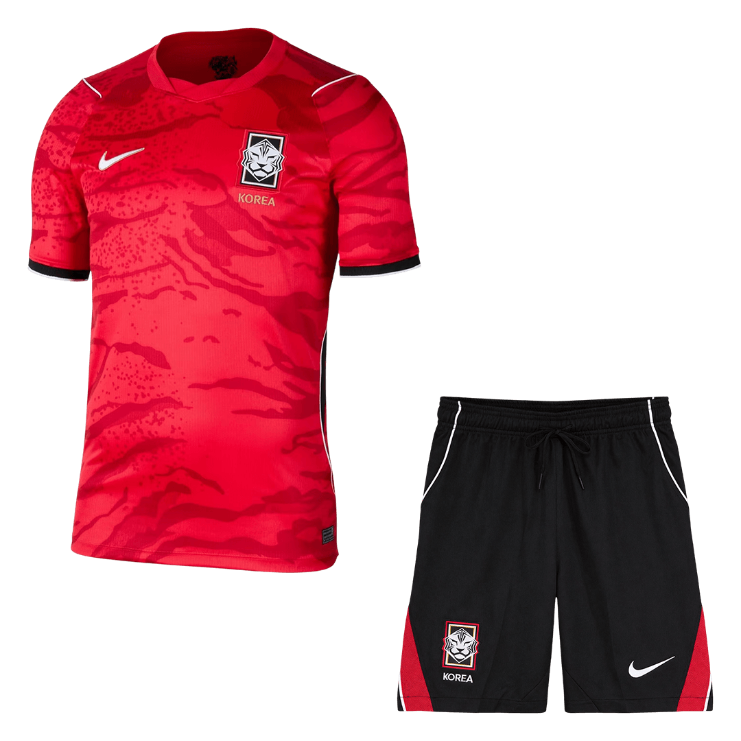 South Korea Mens Home Soccer Kit World Cup 2026 Red&Black