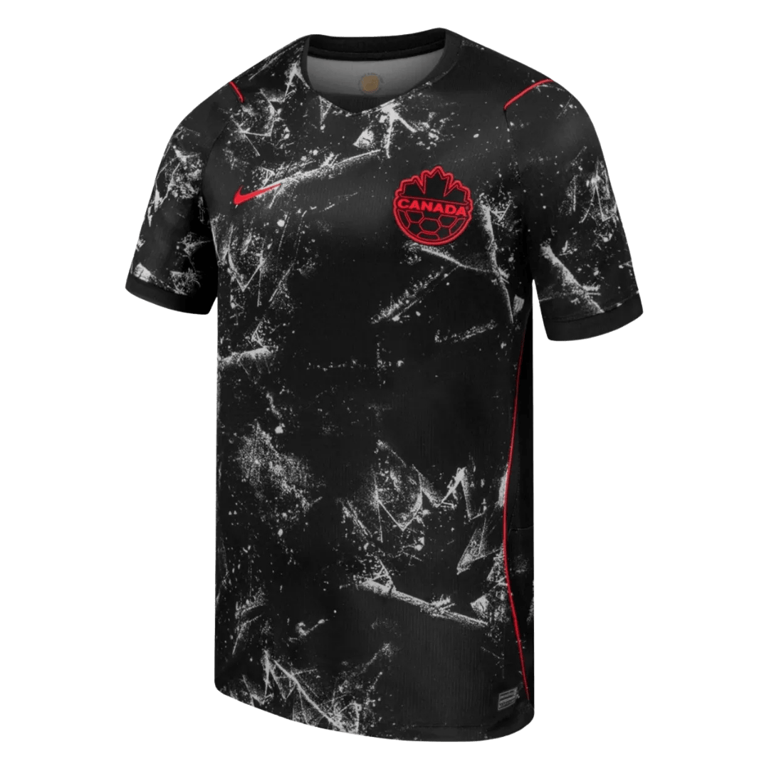 Canada Mens Away Soccer Jersey World Cup 2026 Black