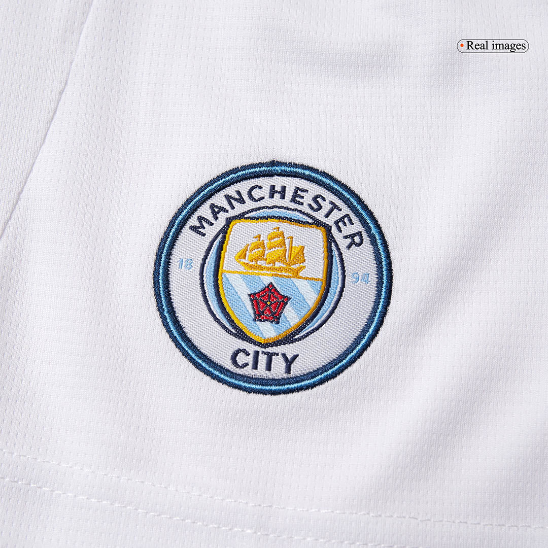 Manchester City Mens Home Soccer Shorts 2025/26 White