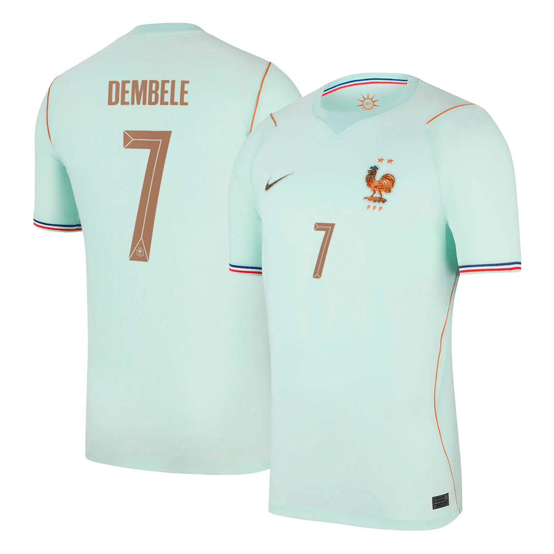 DEMBELE #7 France Mens Away Soccer Jersey World Cup 2026 Blue