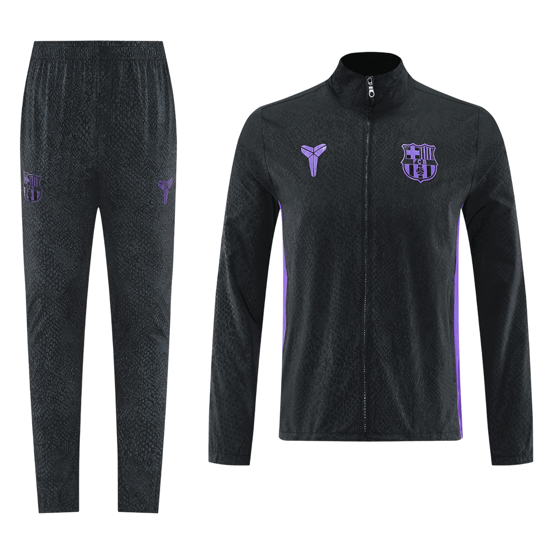 Barcelona Mens Training Tracksuit Kit 2025/26 Black