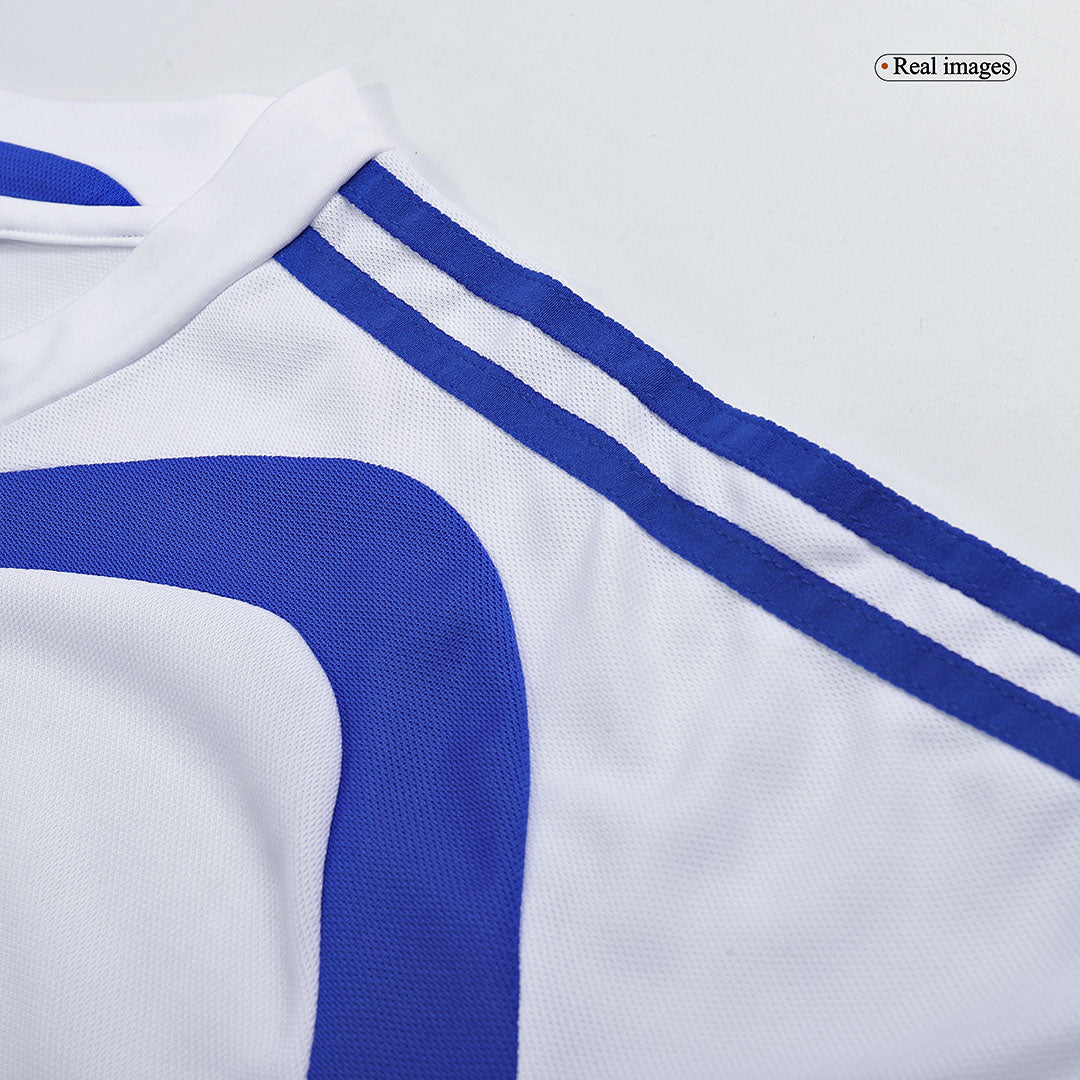 Retro Greece Mens Away Soccer Jersey 2004 White