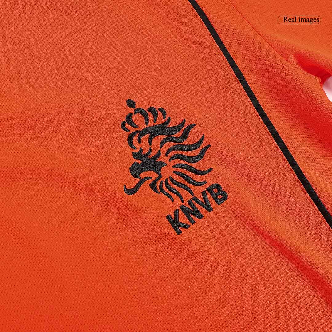 Retro Netherlands Mens Home Soccer Jersey World Cup 1998 Orange