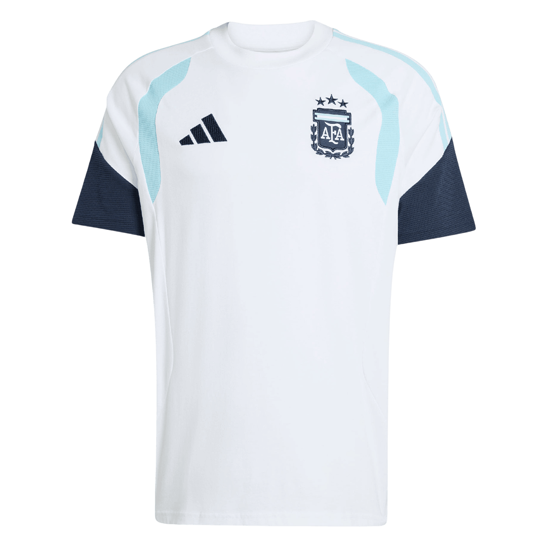Argentina Mens Pre-Match Soccer Jersey World Cup 2026 White