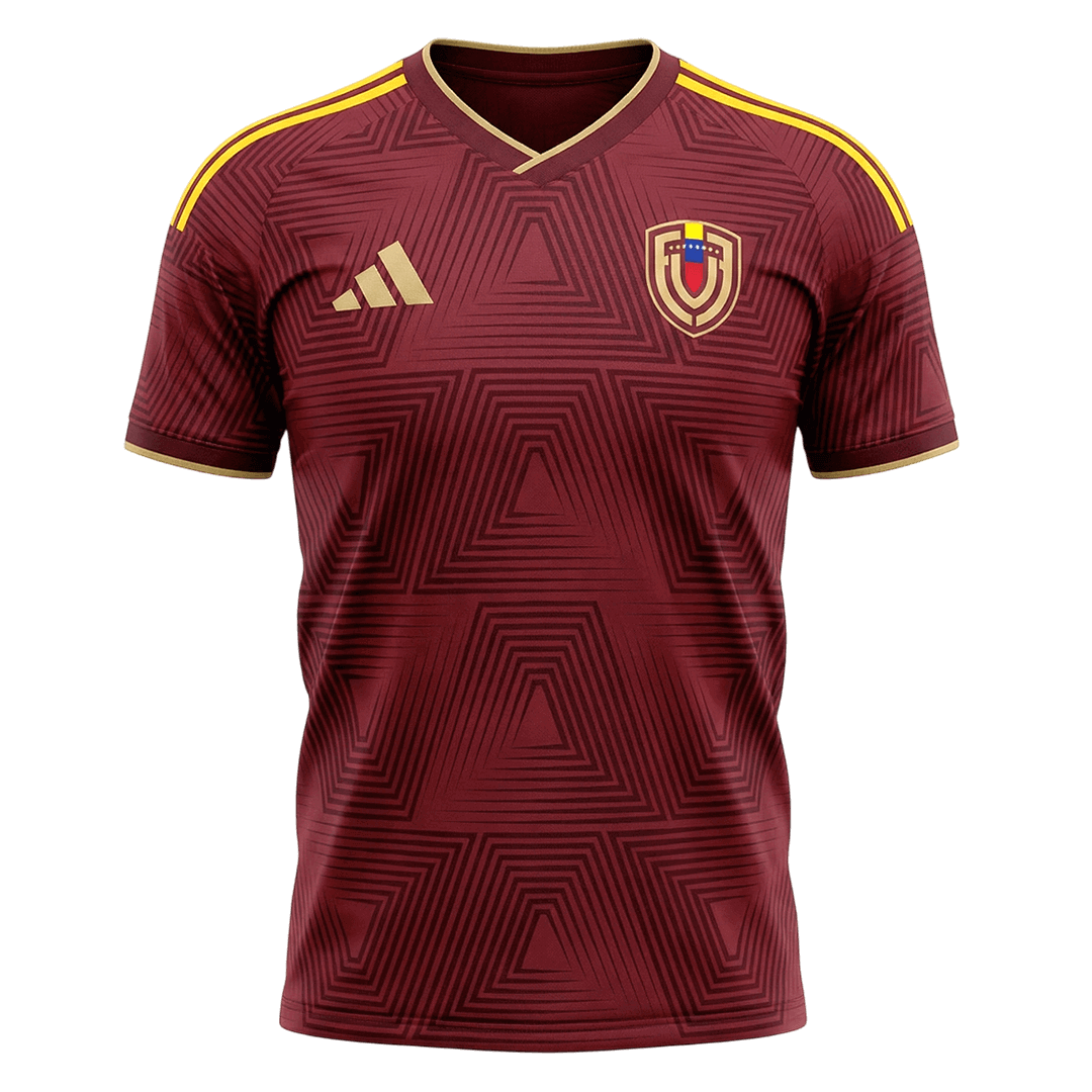 Venezuela Mens Home Soccer Jersey World Cup 2026 Red - Player Version
