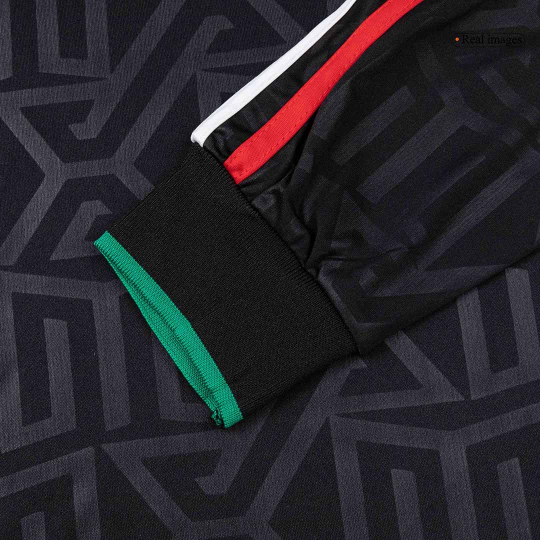 Mexico Mens Long Sleeve Soccer Jersey World Cup 2026 Black