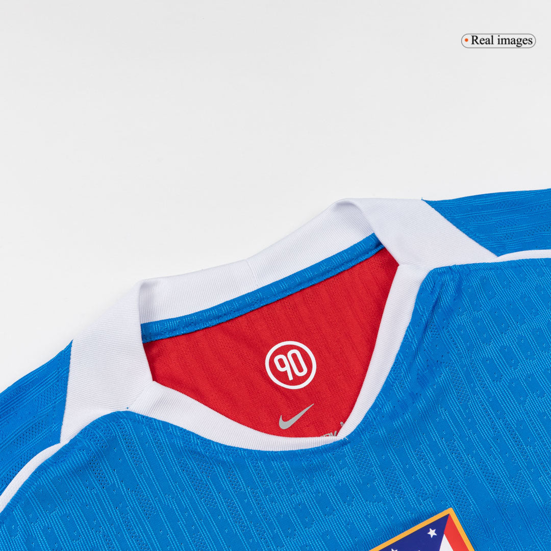 Atletico Madrid Mens Third Away Soccer Jersey 2025/26 Blue - Player Version