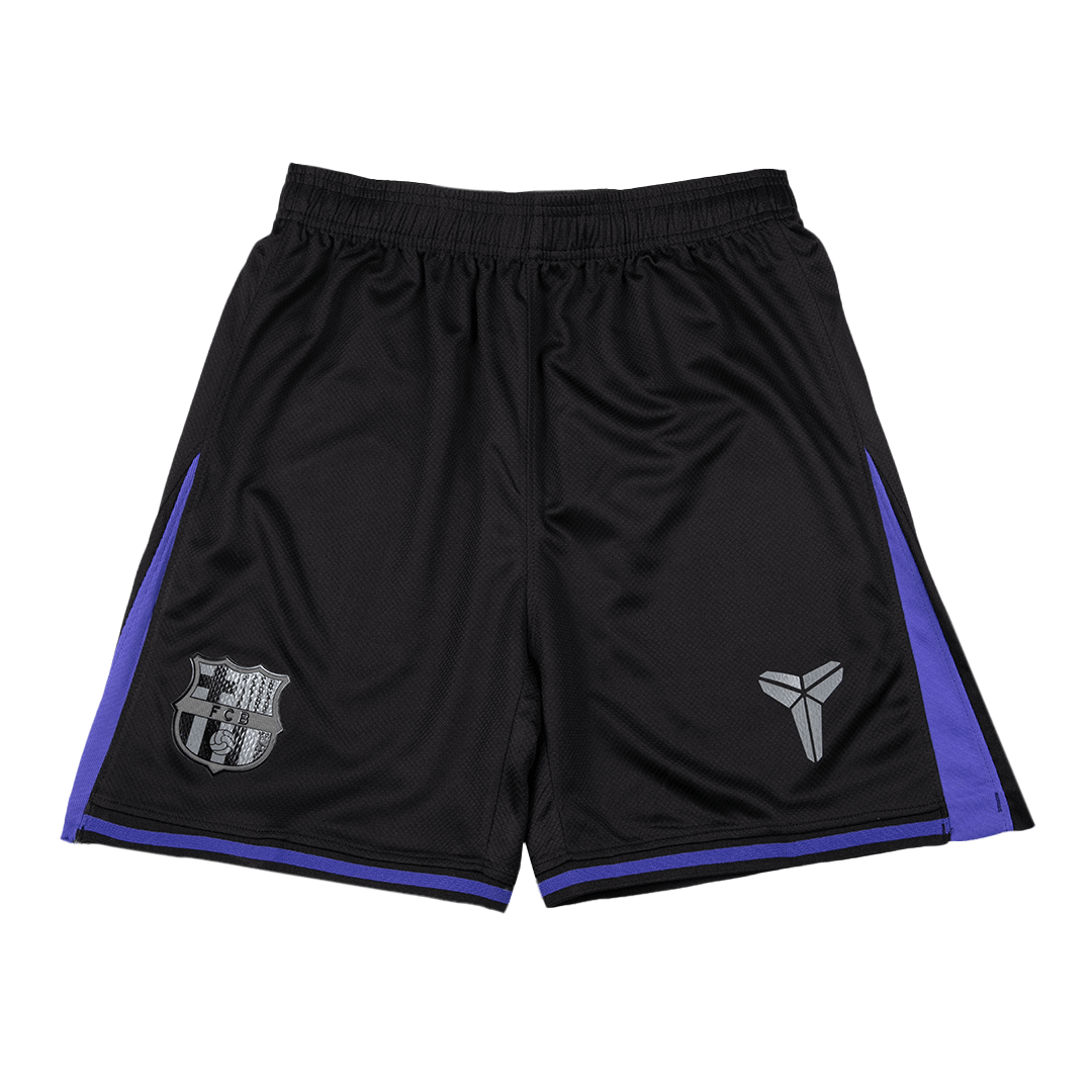 Barcelona Mens Away Soccer Shorts 2025/26 Black