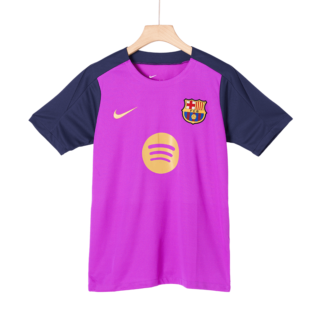 Barcelona Mens Pre-Match Soccer Jersey 2025/26 Purple