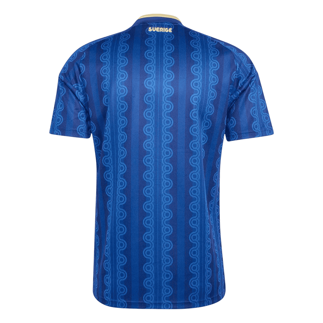 Sweden Mens Away Soccer Jersey World Cup 2026 Blue