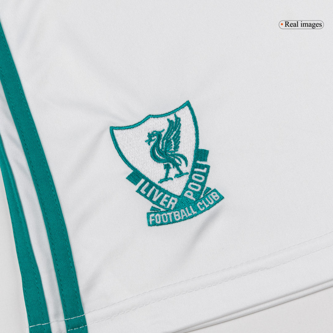 Liverpool Mens Third Away Soccer Kit 2025/26 Green
