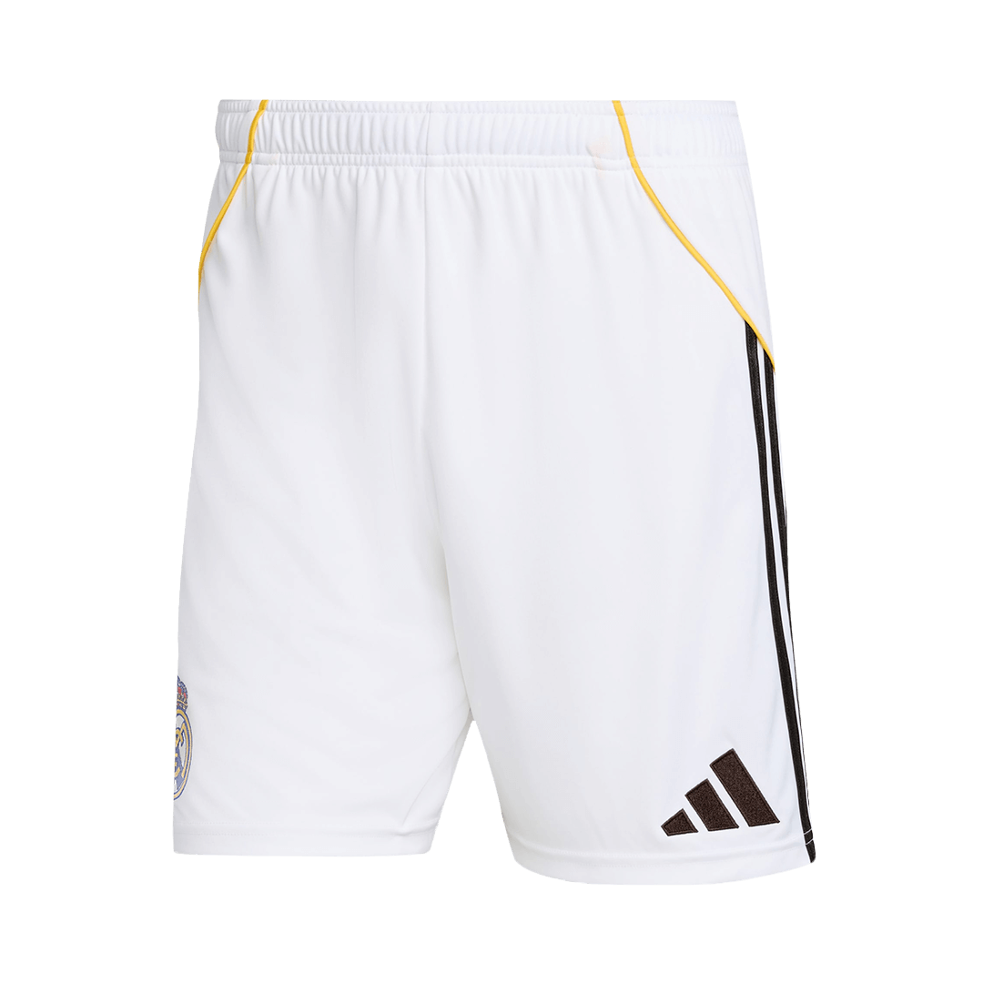 Real Madrid Mens Home Soccer Shorts 2025/26 White