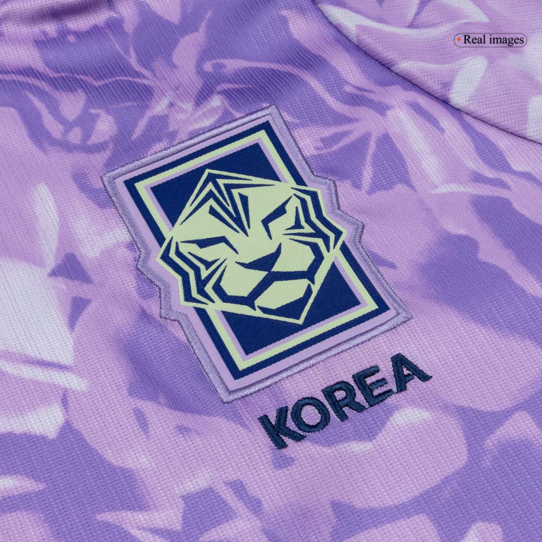 HEUNGMIN #7 South Korea Mens Away Soccer Jersey World Cup 2026 Purple