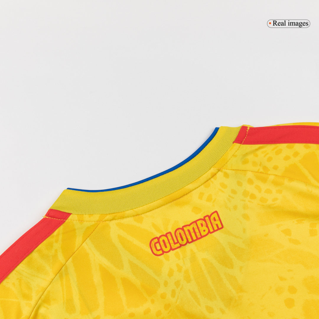 Colombia Mens Home Soccer Kit World Cup 2026 Yellow