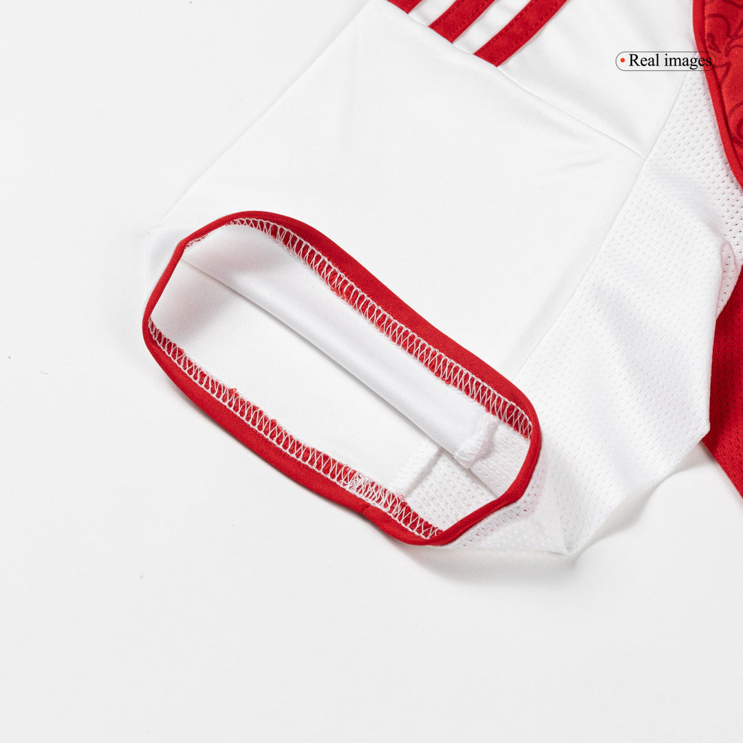 GABRIEL #6 Arsenal Mens Home Soccer Jersey 2025/26 Red [PREMIUM]