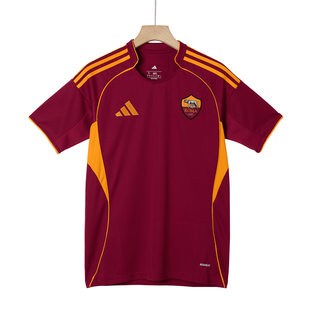 Roma Mens Home Soccer Jersey 2025/26 Red