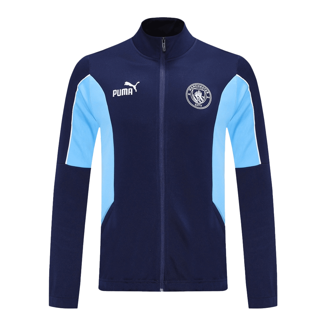 Manchester City Mens Training Tracksuit Kit 2025/26 Navy