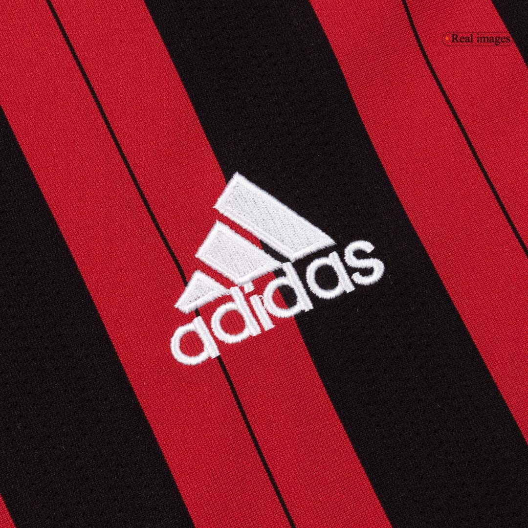 Retro AC Milan Mens Home Soccer Jersey 2013/14 Red&Black