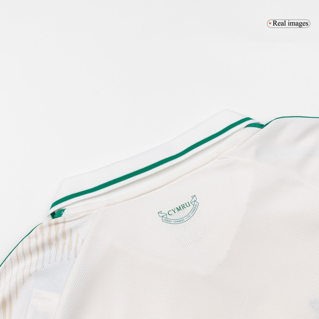 Wales Mens Away Soccer Jersey World Cup 2026 White