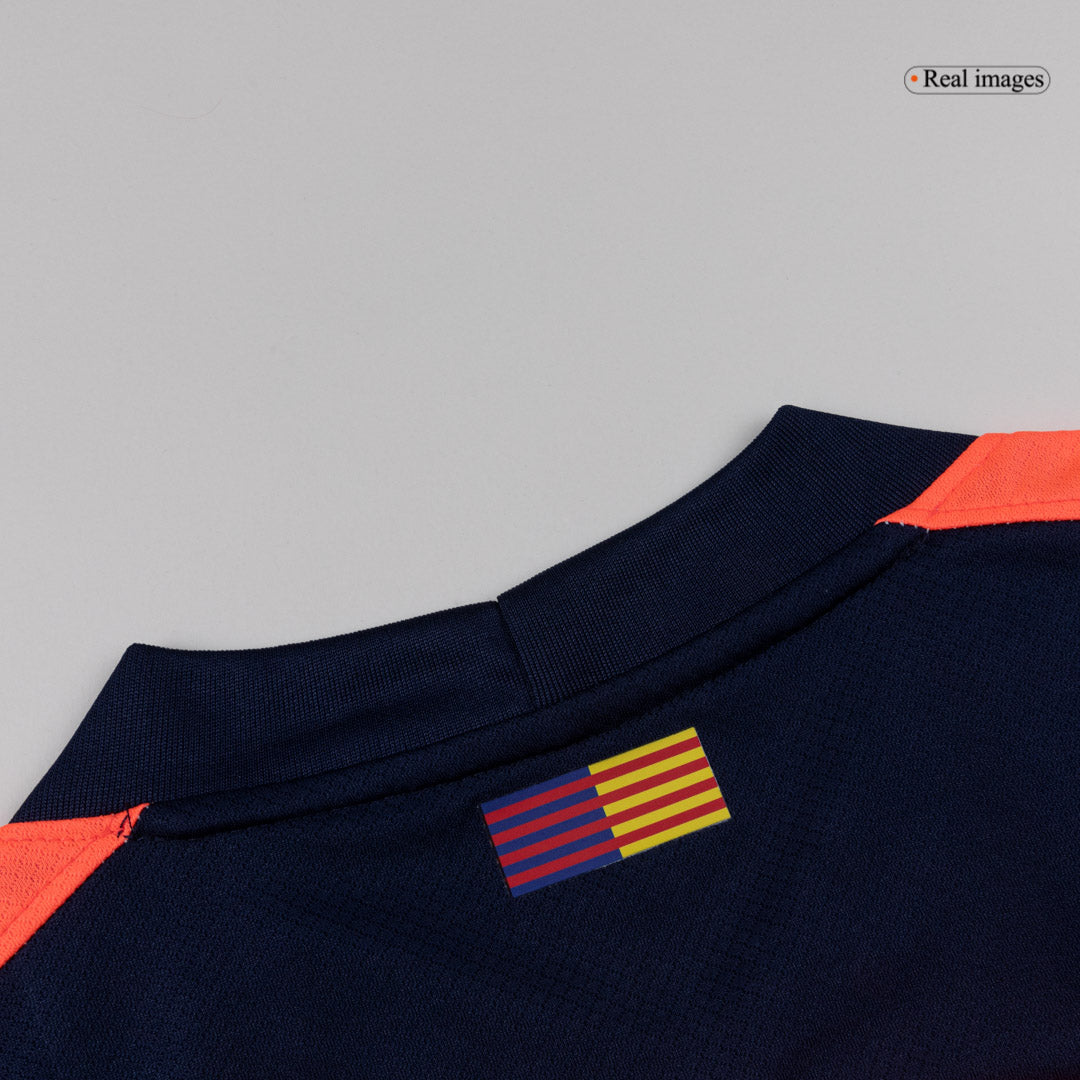 Barcelona Kids Third Away Soccer Full Set 2025/26 Orange