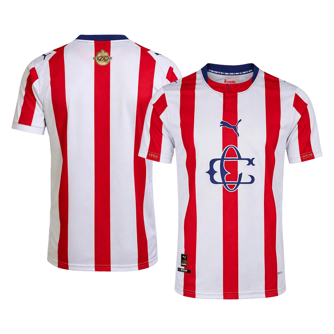 Chivas Mens Soccer Jersey 2026 Red&White