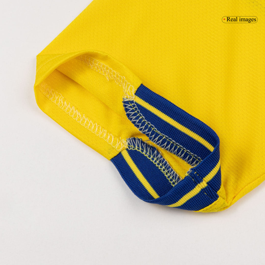 Sweden Mens Home Soccer Jersey World Cup 2026 Yellow - Player Version
