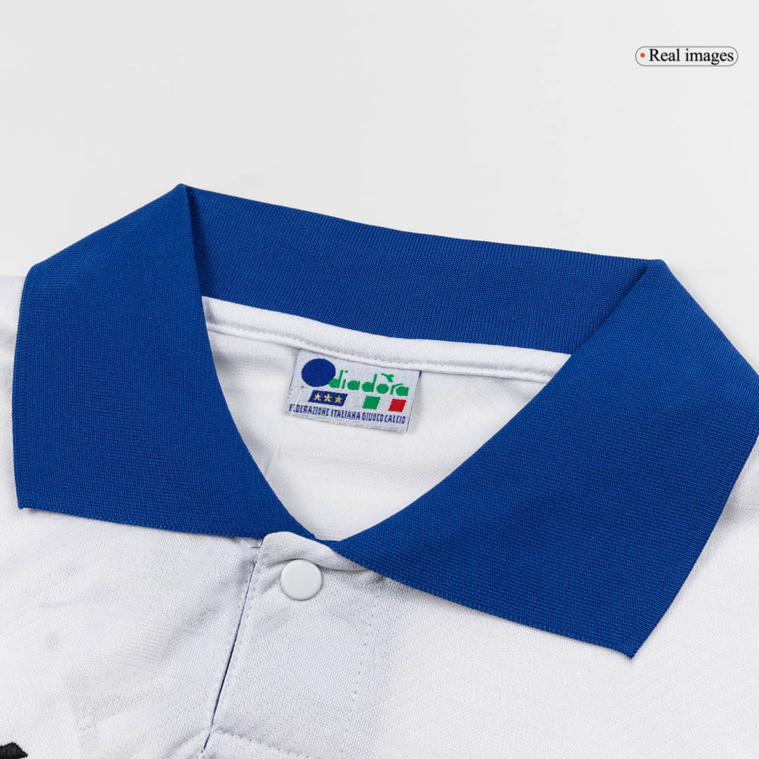 Retro Italy Mens Pre-Match Soccer Jersey 1994 White