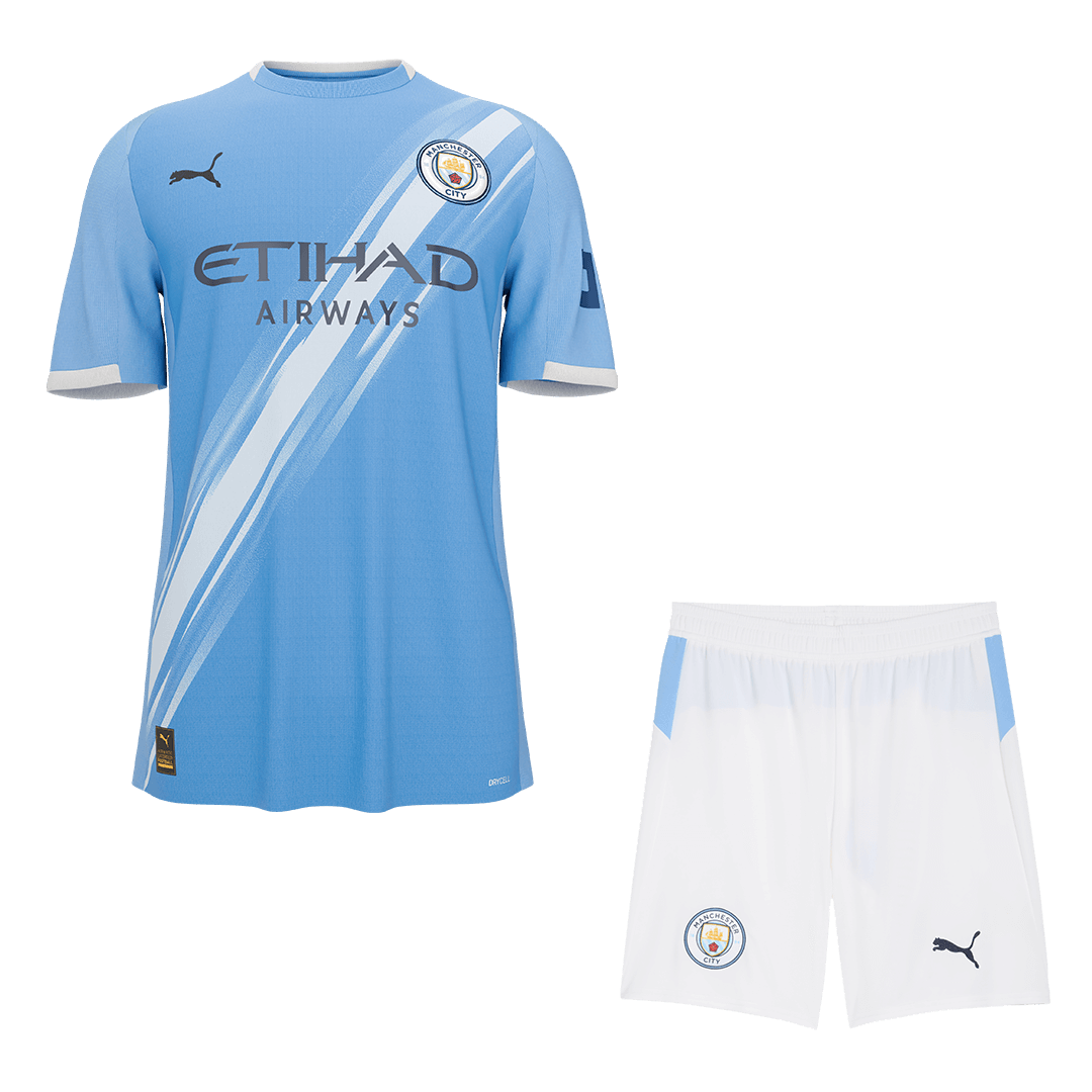 Manchester City Mens Home Soccer Kit 2025/26 Blue [PREMIUM]