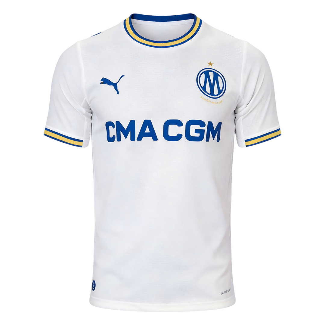 Marseille Mens Home Soccer Jersey 2026/27 White - Player Version