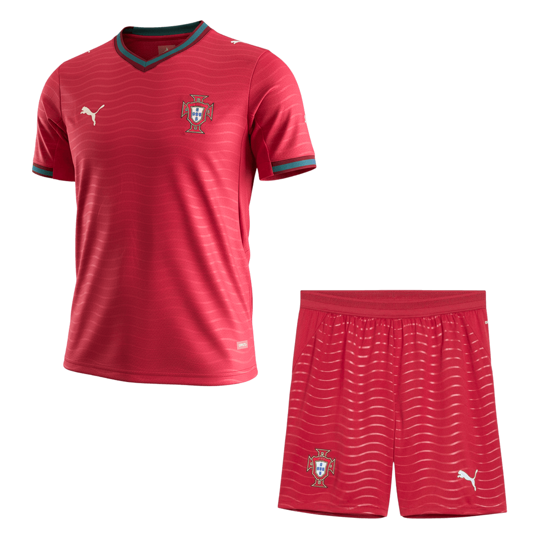 Portugal Mens Home Soccer Kit World Cup 2026 Red [PREMIUM]