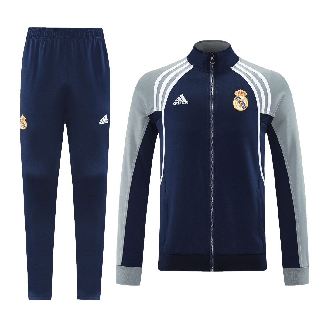Real Madrid Mens Training Tracksuit Kit 2025/26 Navy