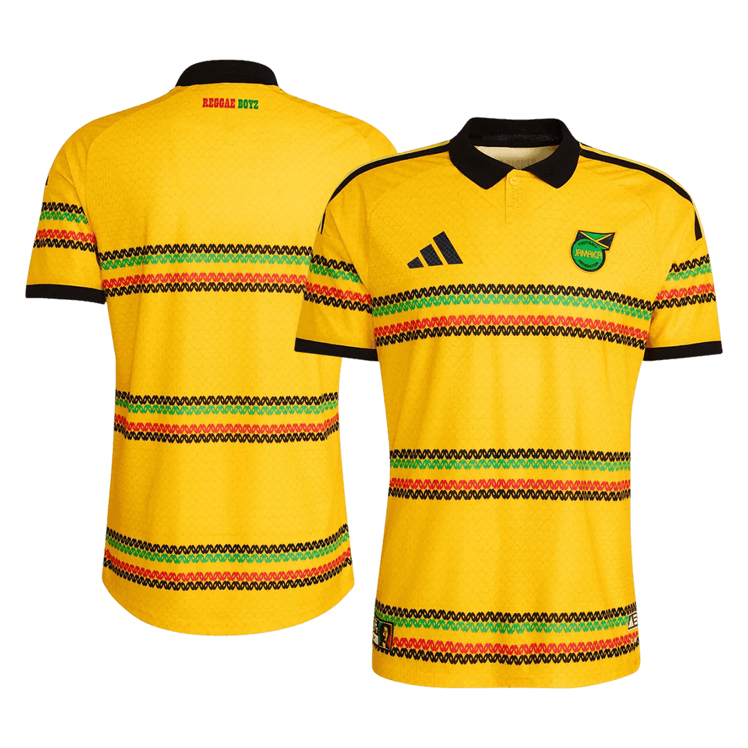 Jamaica Mens Home Soccer Jersey World Cup 2026 Yellow - Player Version