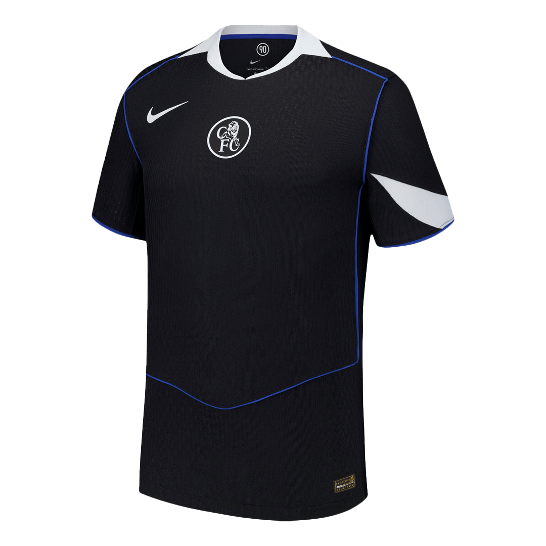 Chelsea Mens Third Away Soccer Jersey 2025/26 Black - Player Version