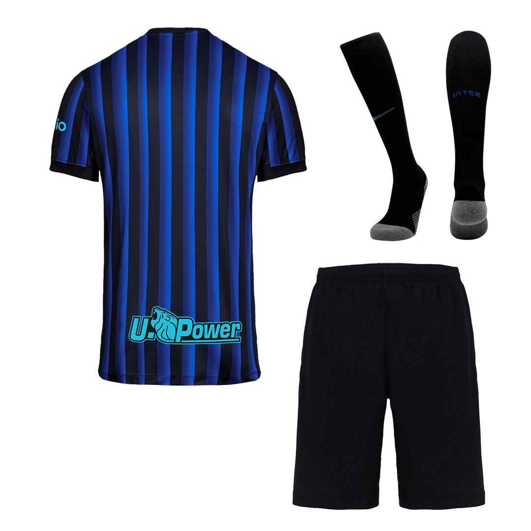 Inter Milan Mens Home Soccer Full Set 2025/26 Blue&Black