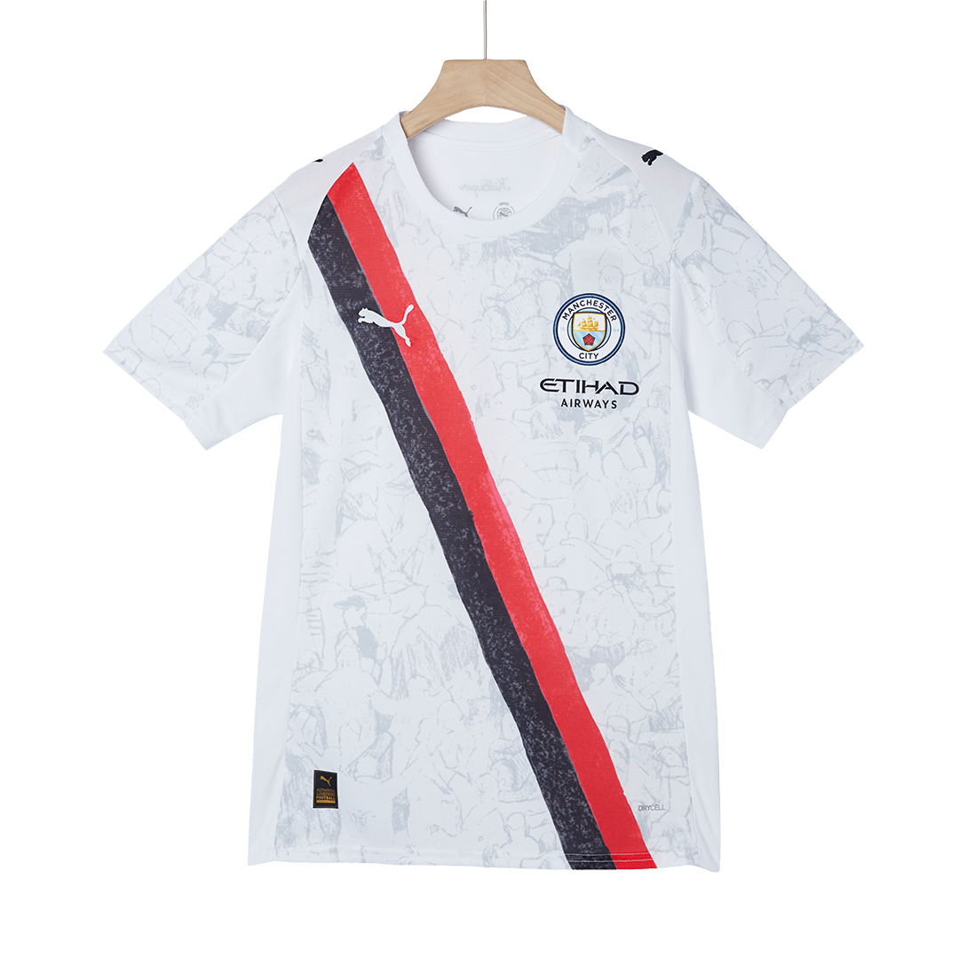 REIJNDERS #4 Manchester City Mens Soccer Jersey World Cup KidSuper 2025/26 White