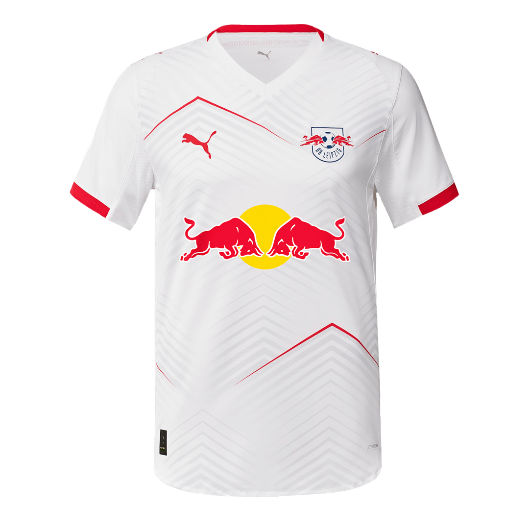 RB Leipzig Mens Home Soccer Jersey 2025/26 White - Player Version